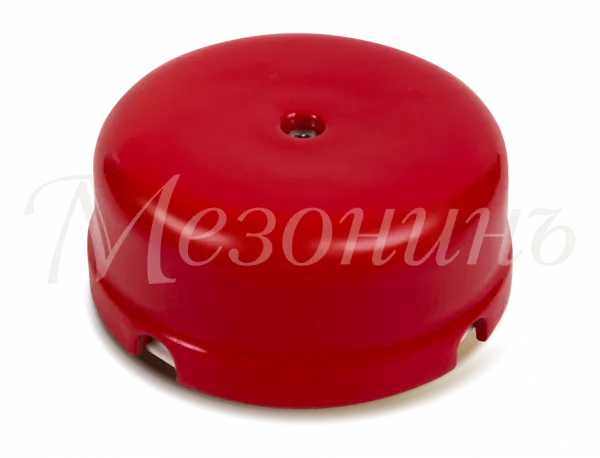 Распределительные коробки для наружного монтажа (D 80х33мм, IP20) , цвет - Красный , ТМ "МезонинЪ" G