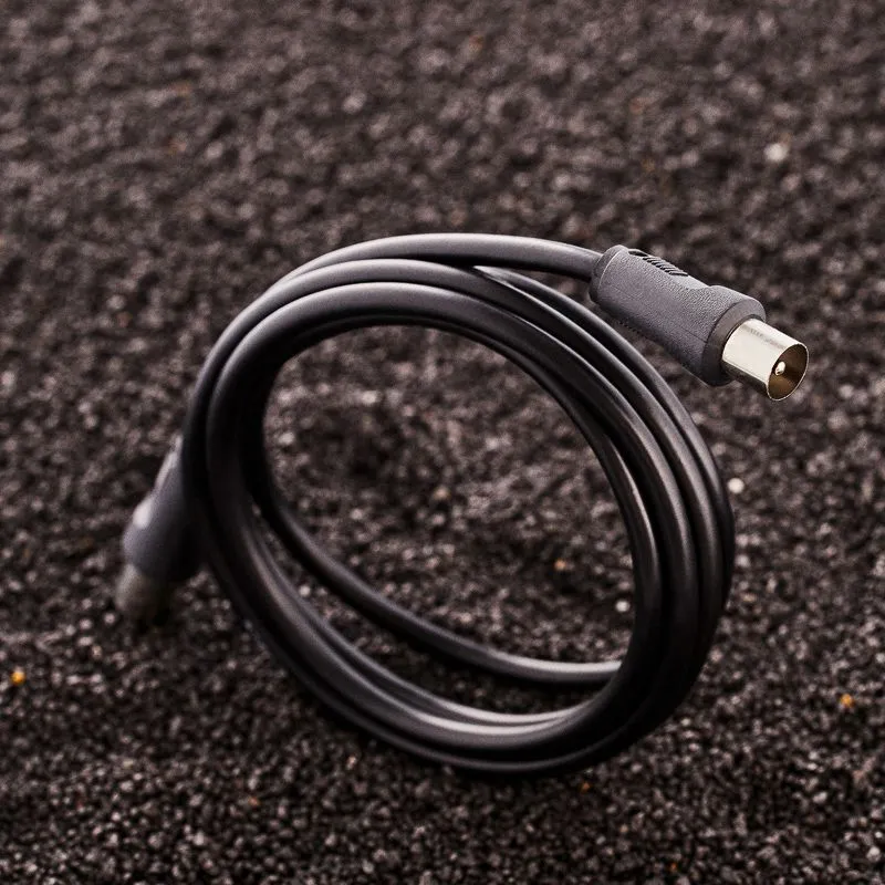 Шнур ТВ гнездо - ТВ штекер, 1,5м, черный REXANT - Фото 2