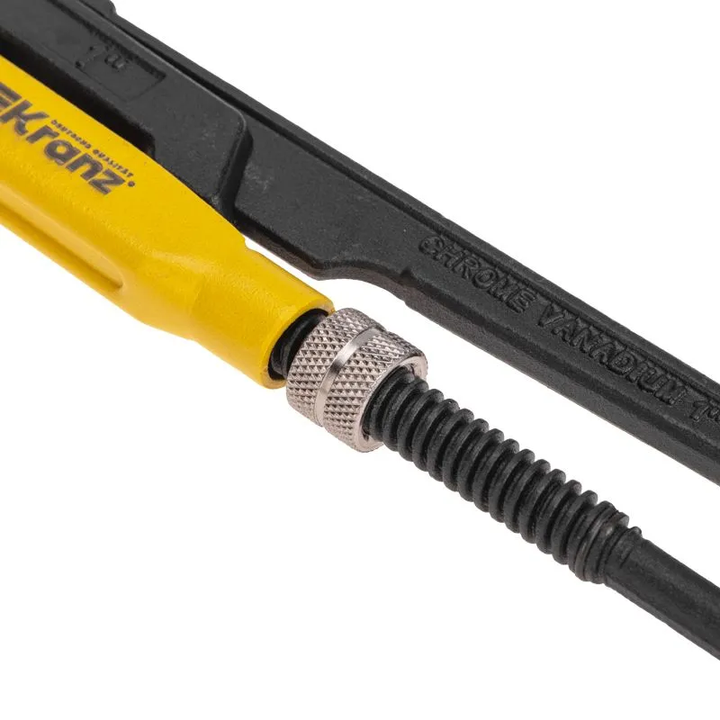 Ключ трубный рычажный KRANZ № 1, 300 мм, литой - Фото 5