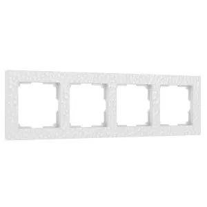 Рамка на 4 поста Hammer (белый) Werkel W0042401
