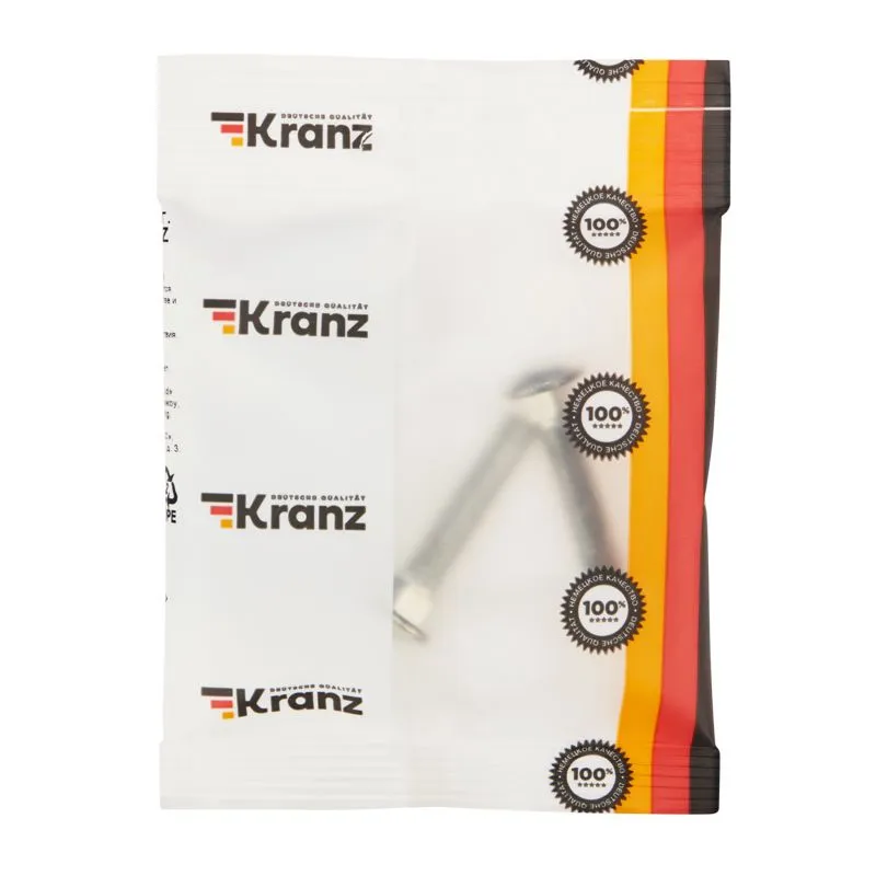 Болт мебельный KRANZ DIN 603, 8х40,  пакет (2шт.) - Фото 3