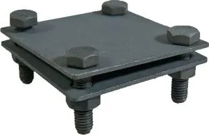 Зажим полоса-полоса с двумя пластинами  55782_ОG_СП