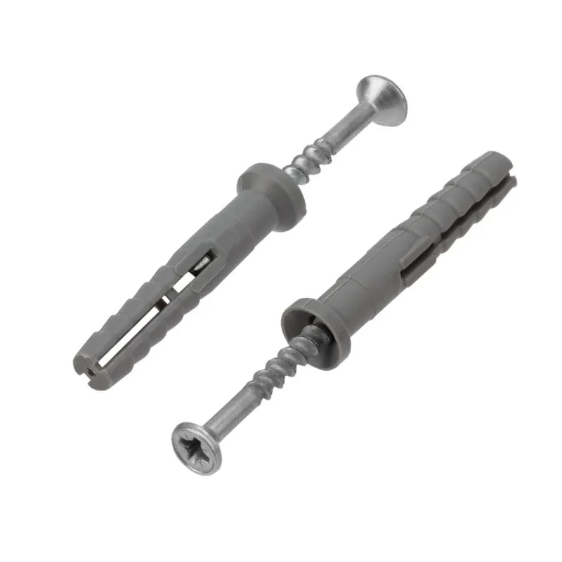 Дюбель-гвоздь потайной бортик, полипропилен 6х40 пакет (100 шт/уп) KRANZ - Фото 3