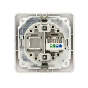 Лондон Розетка Phone 1-местная белая EKF - Фото 13