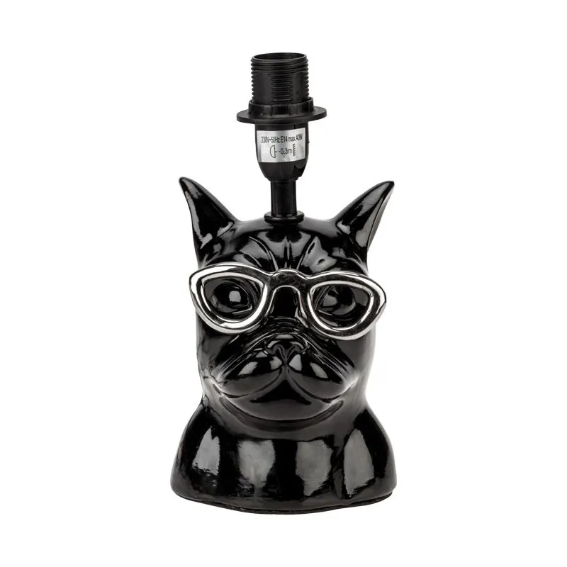 Светильник декоративный настольный МОБИ "Бульдог", с цоколем Е14, 40Вт, цвет черный REXANT - Фото 3