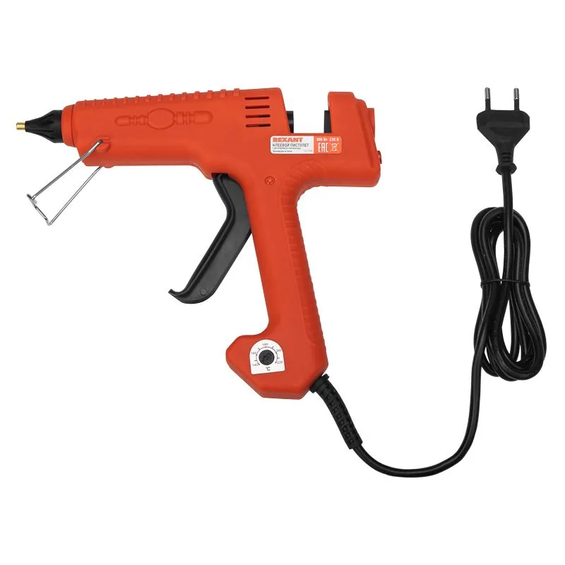 Пистолет клеевой, 300Вт, Ø11мм, ЭКСПЕРТ, настройка температуры 100…220℃, блистер REXANT