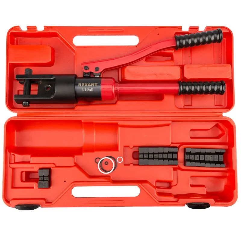 Пресс гидравлический CT-240 для наконечников 16-240мм² REXANT - Фото 4