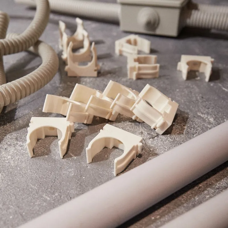 Крепеж-клипса для монтажного пистолета Ø 25 мм, белая (50 шт/уп) REXANT - Фото 4