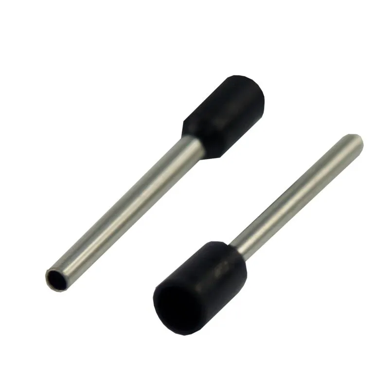 Наконечник штыревой втулочный изолированный F-18 мм 1.5 мм² (НШВи 1.5-18) черный REXANT - Фото 3