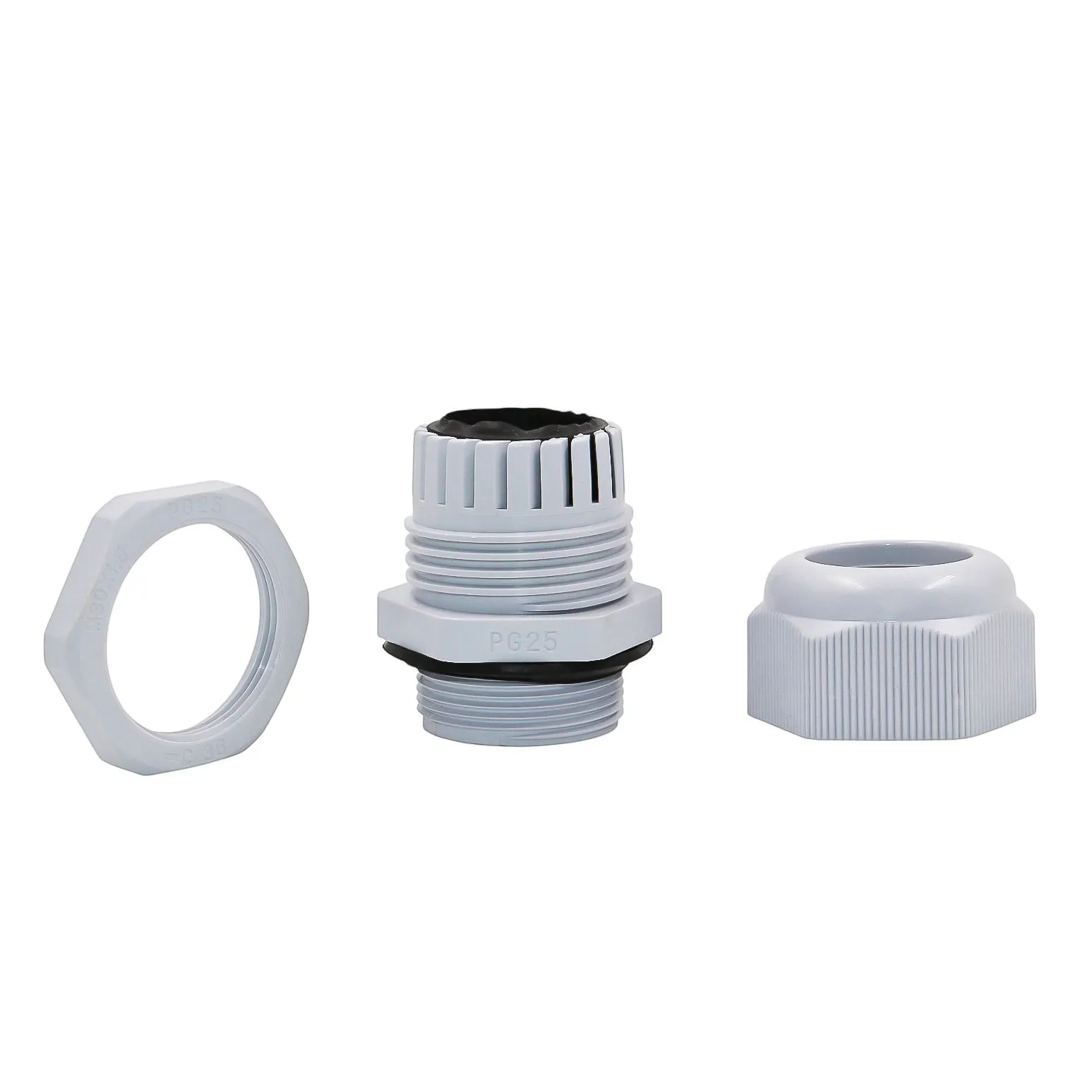 Ввод кабельный PG-25 серый, нейлон, IP68 (d кабеля 15-22 мм) - Фото 3