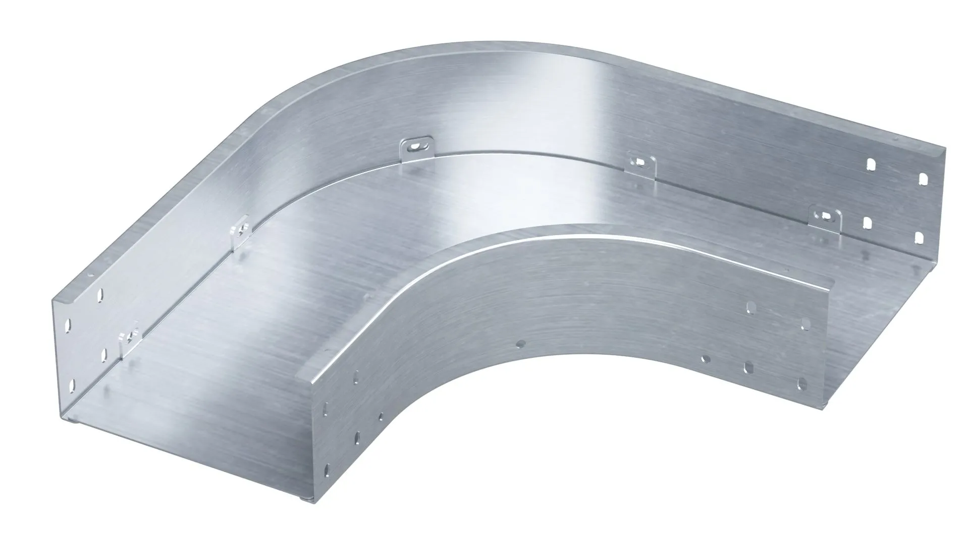 Угол для лотка горизонтальный 90град. 100х100 1.2мм в компл. с крепежн. элемент. гор. оцинк. DKC SDN SDN1010KHDZ