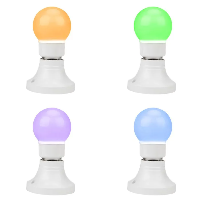 Лампа светодиодная, диаметр 50мм, E27, 9 LED, 3Вт, RGB, матовая колба, 230В NEON-NIGHT - Фото 3