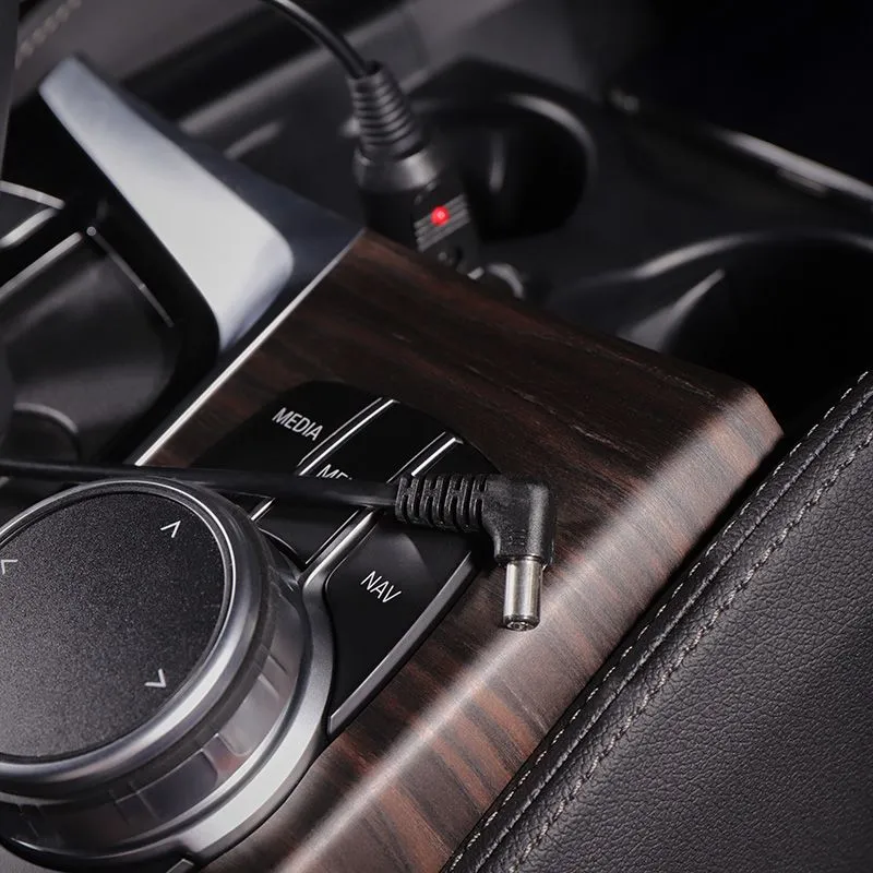 Автозарядка с индикатором (разъем 2.5х5.5) (АЗУ) шнур спираль 1.5 м REXANT - Фото 3