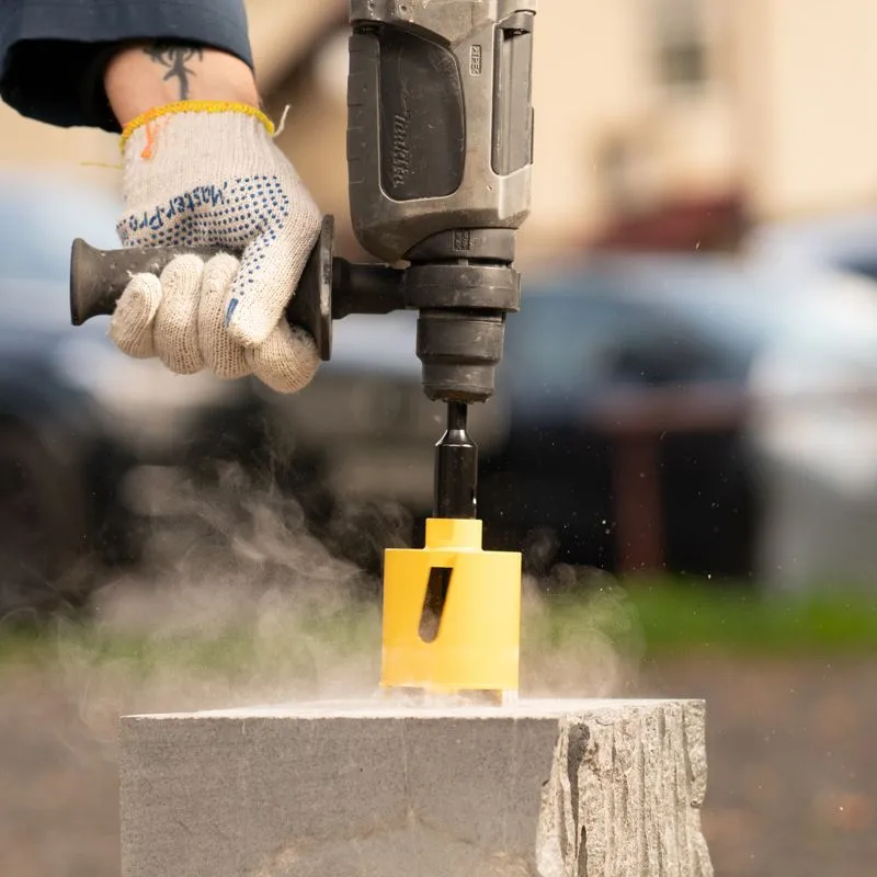 Коронка алмазная по бетону 68мм, L=90мм, М16, сегмент, SDS PLUS KRANZ - Фото 2