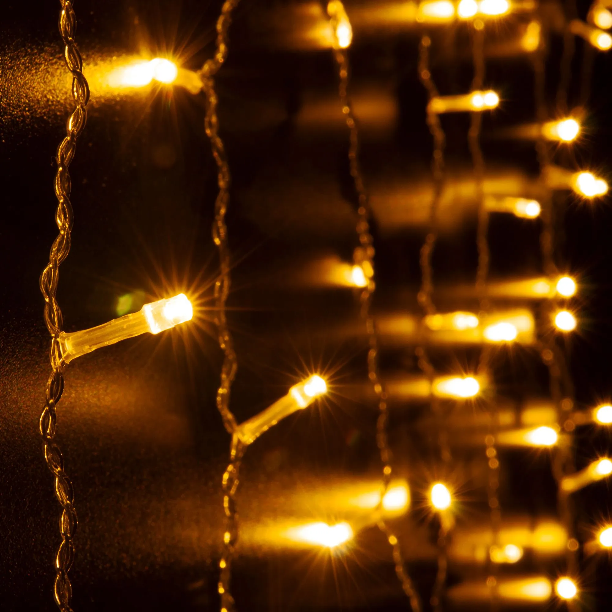 Светодиодная гирлянда занавес теплый белый 1,5*1м IP20 200-001 Elektrostandard Eurosvet - Фото 2