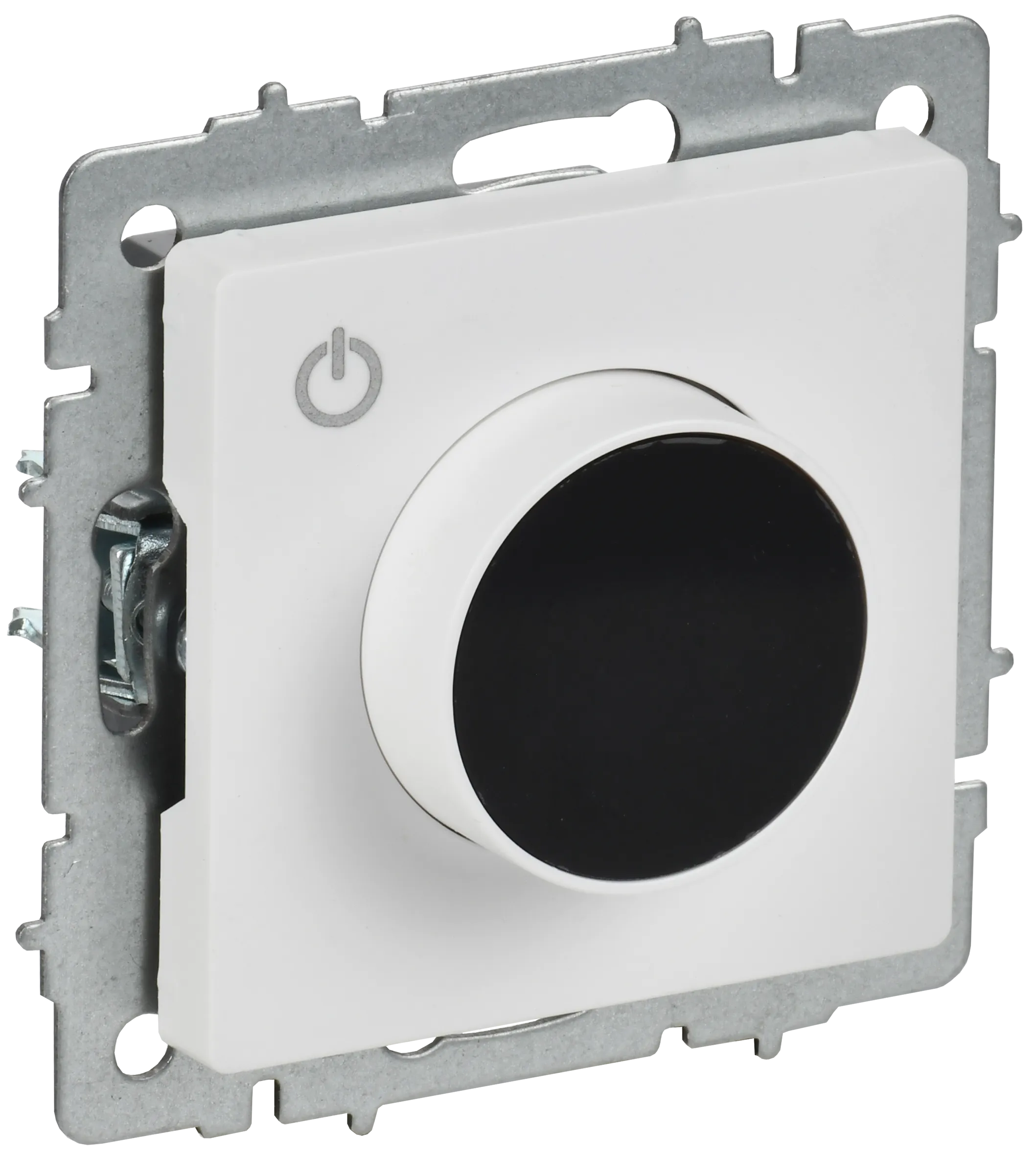 BRITE Термостат электронный с индикацией ТС10-1-БрАБ арктический белый IEK