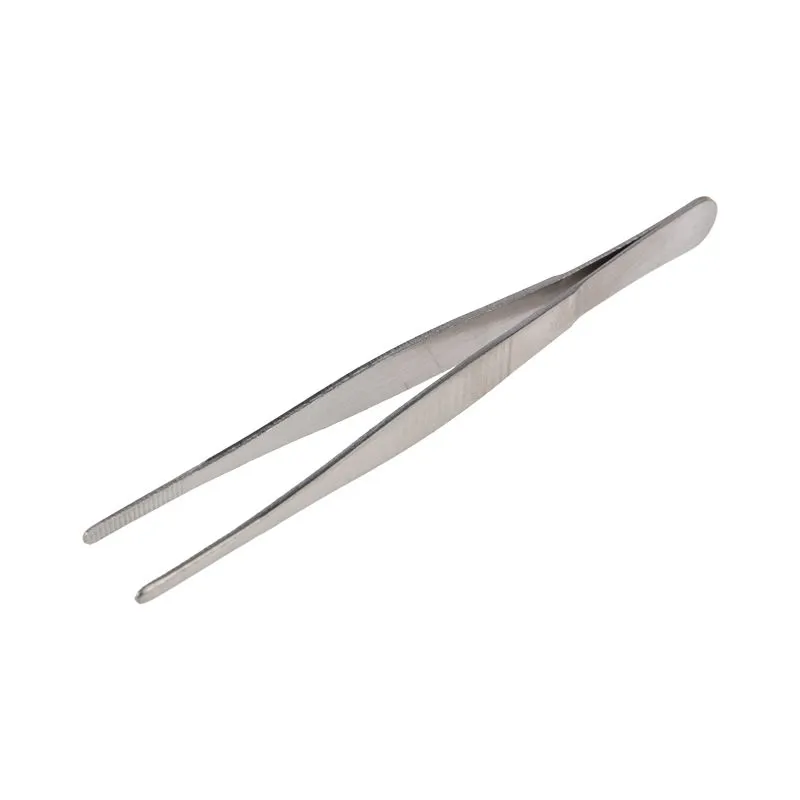 Пинцет прямой, рифленый 125мм (блистер) REXANT 12-0360