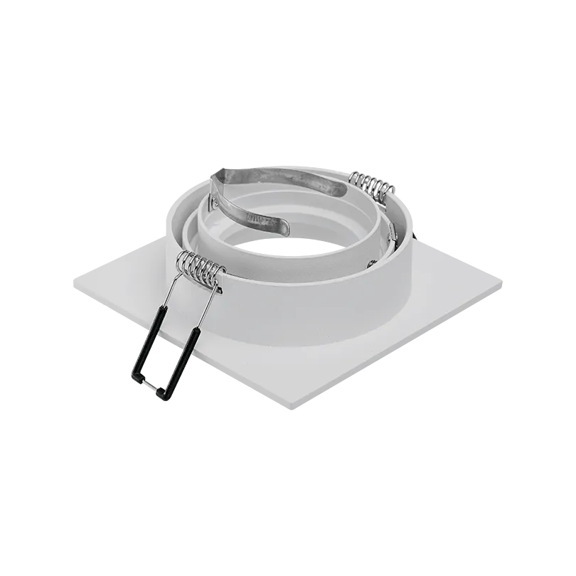 Встраиваемый cветильник WOLTA WDL-GU5.3/02W-S IP20 под лампу GU5.3 квадратный Белый ALTO 92x92х25 1/100 - Фото 5