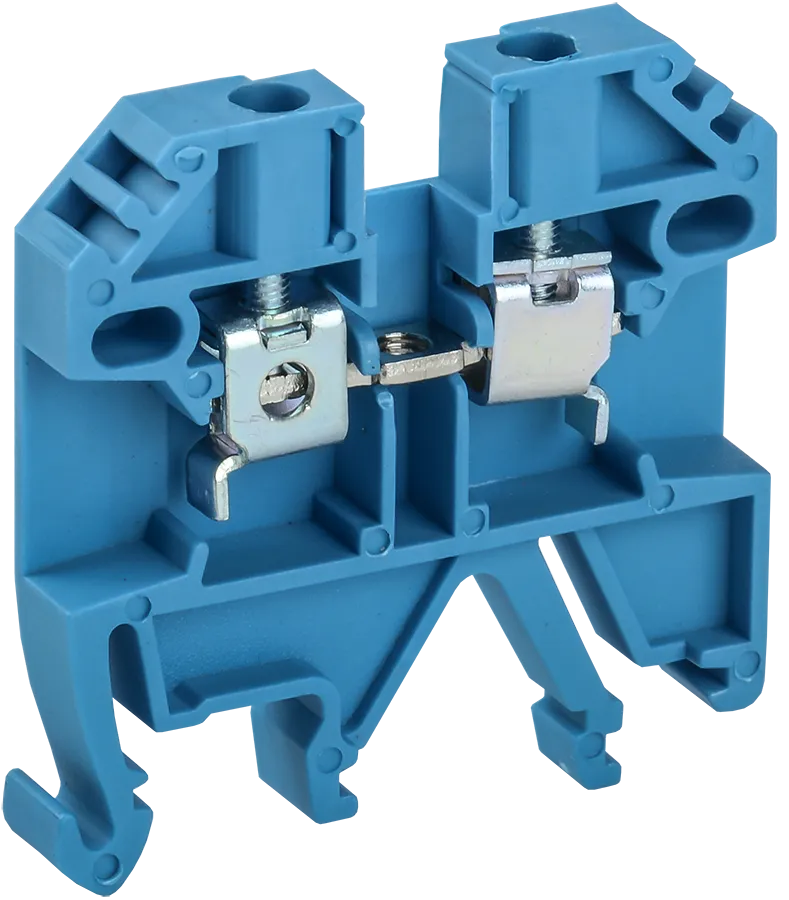 Клемма винтовая КВИ-2,5мм2 синяя IEK