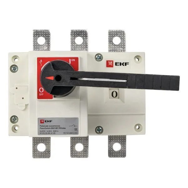 Рубильник-выключатель 250A 3P c рукояткой управления для прямой установки PowerSwitch EKF - Фото 2