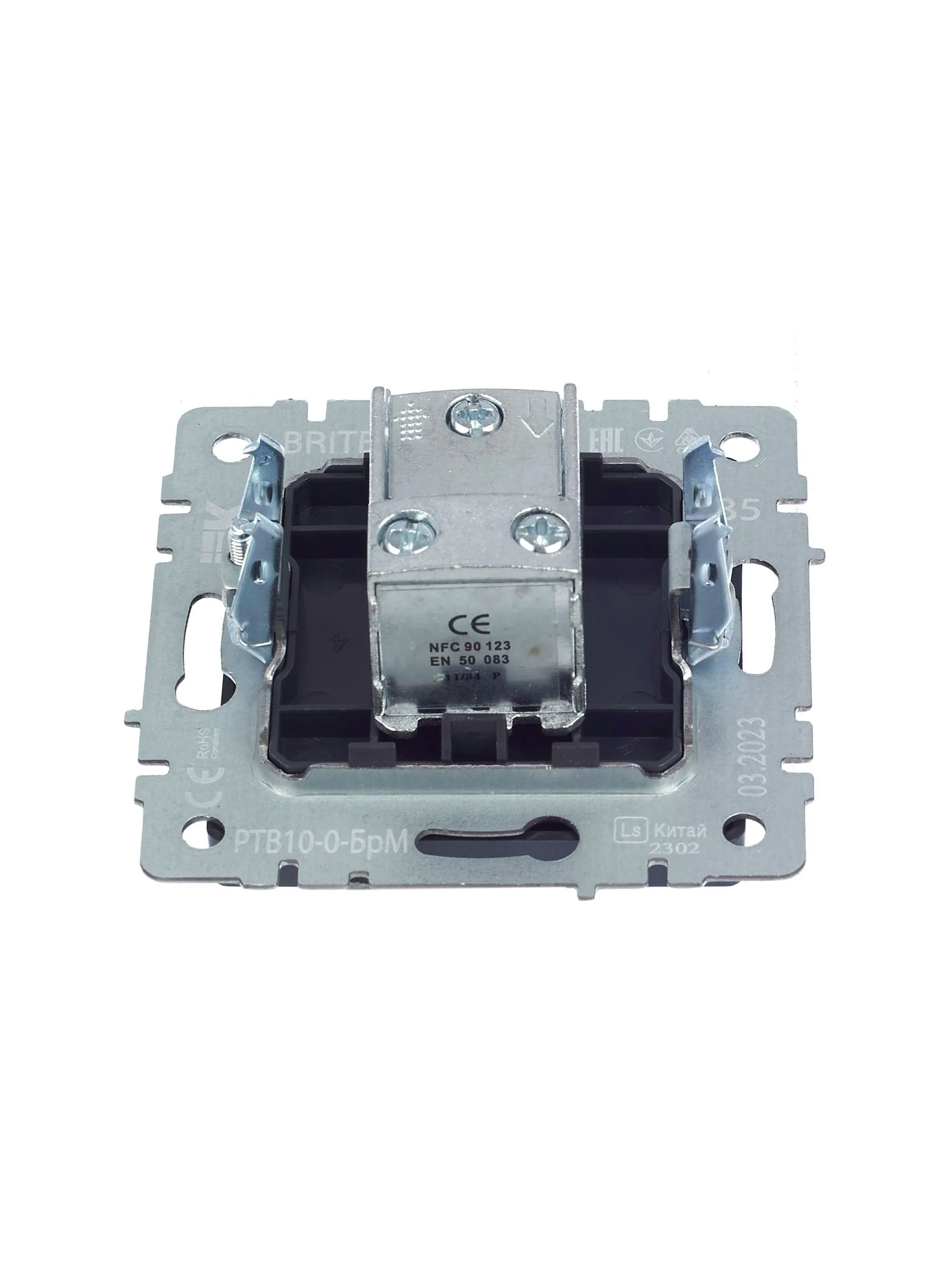 BRITE Розетка TV проходная РТВ10-0-БрМ маренго IEK - Фото 8