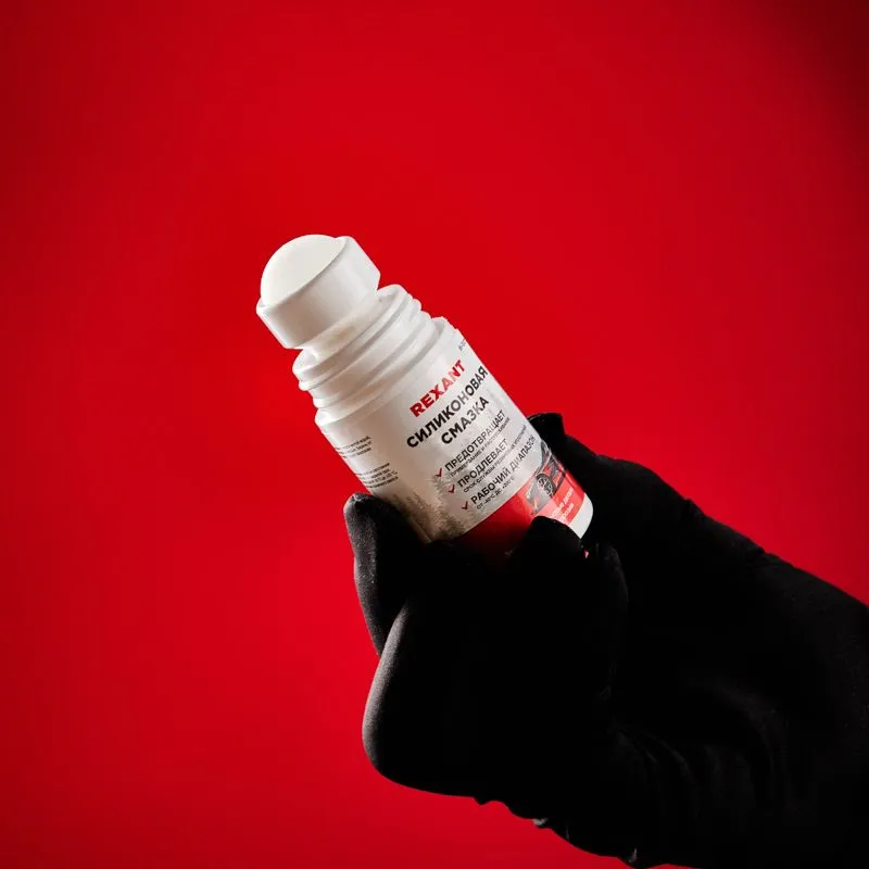 Смазка силиконовая 50мл, флакон roll-on REXANT - Фото 4