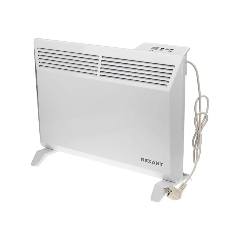 Электрический конвектор с электронным термостатом, 1 кВт, Х-монолит REXANT 60-0080