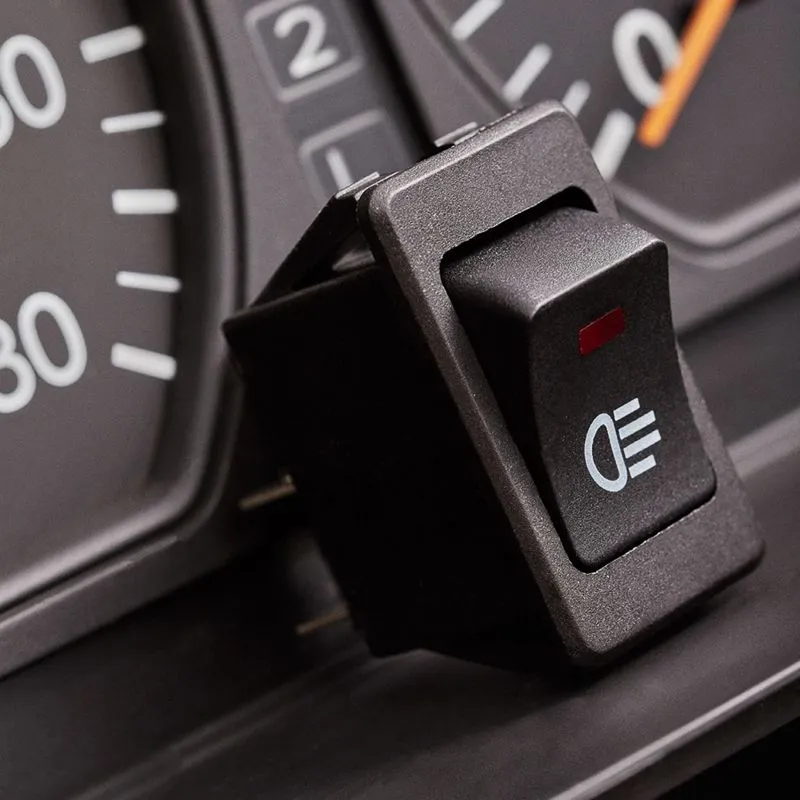 Выключатель клавишный 12V 35А (4с) ON-OFF  с красной подсветкой  (ASW-17D)  REXANT (в упак. 1шт.) - Фото 3