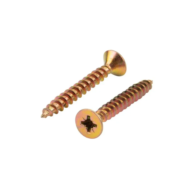 Саморез универсальный 5,0х40 мм, желтый цинк, короб (200 шт/уп) KRANZ - Фото 4