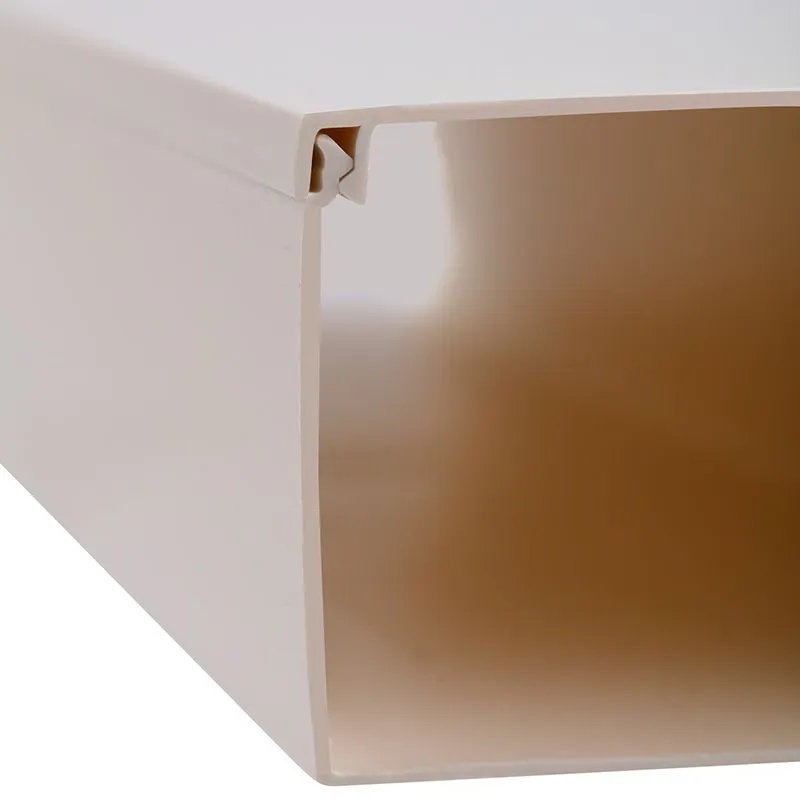 Кабель-канал 80х40мм, белый REXANT (12м/уп) - Фото 3