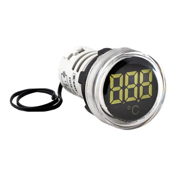 Индикатор значения температуры белый ED16-22С EKF