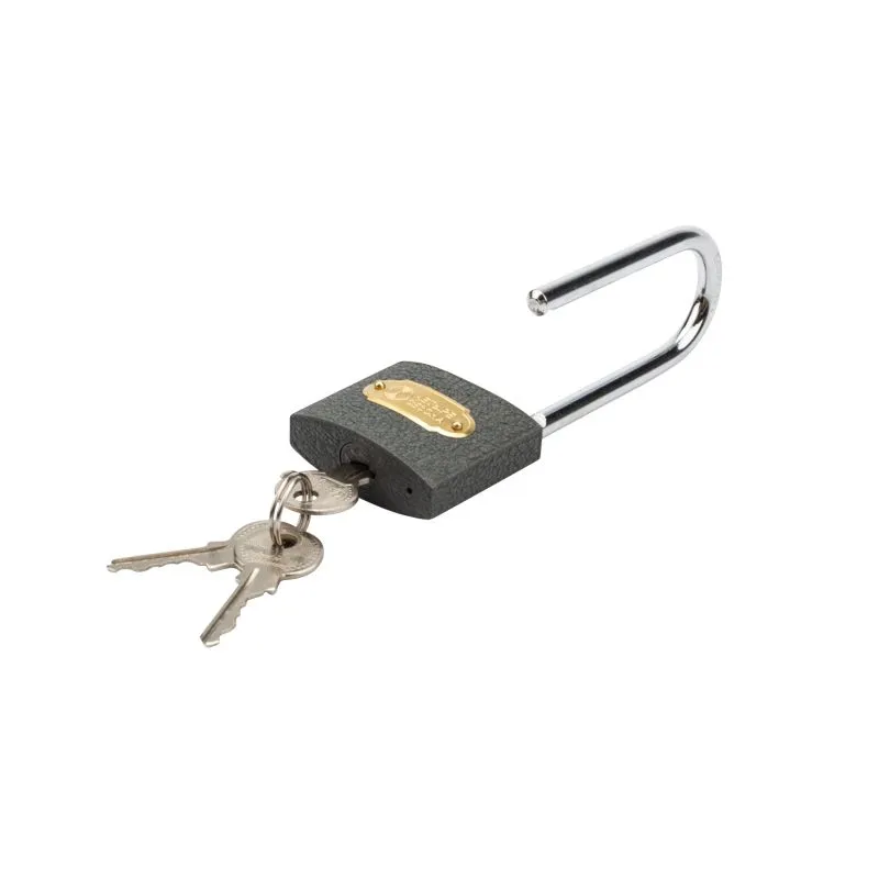 Замок навесной серия «Чугун» 50 мм длинная дужка ЧЕТЫРЕ СЕЗОНА - Фото 4