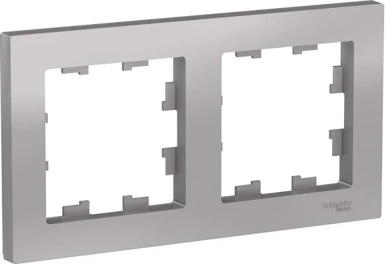Рамка 2-м AtlasDesign универс. алюм. SE ATN000302