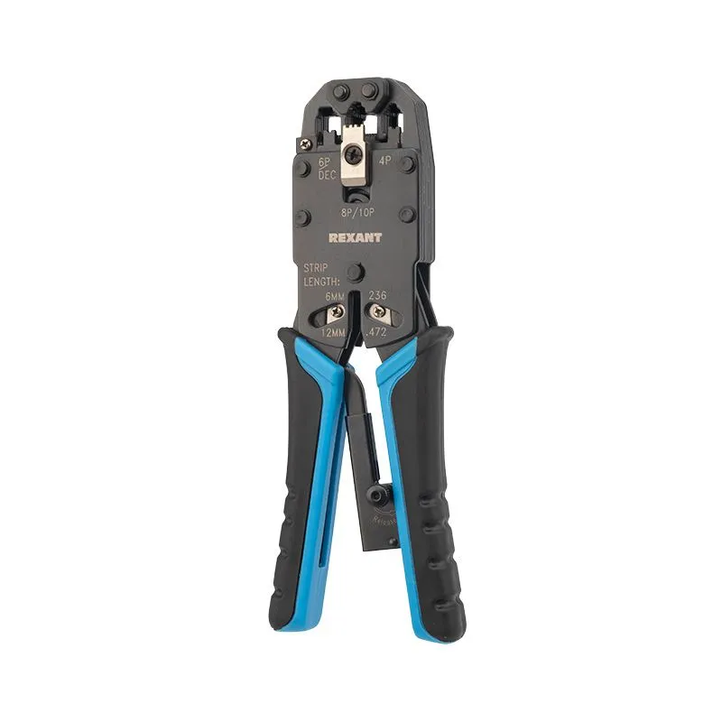 Кримпер HT-200R ТАЙВАНЬ для обжима 10P10C, 8P8C, 6P6C, 4P4C REXANT