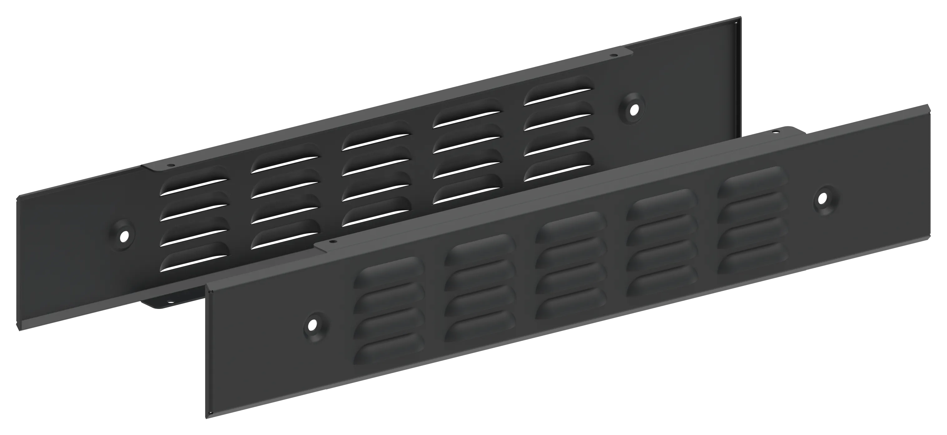 FORMAT Панель цоколя вентилируемая 100х600мм RAL7021 (2шт/компл) IEK