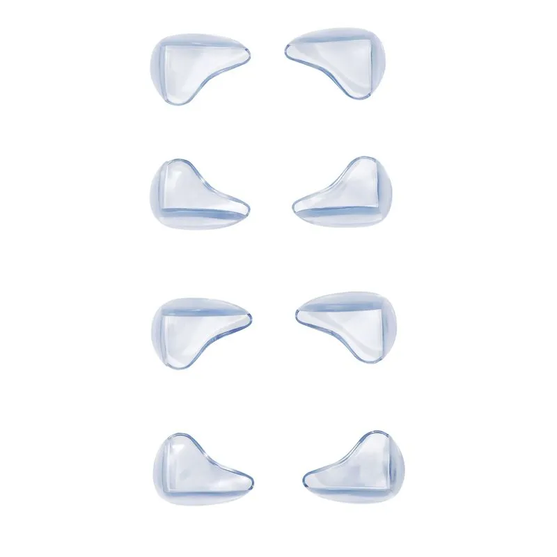 Накладки-протекторы для мебели треугольные прозрачные 24x34x19мм (8 шт/уп) HALSA - Фото 3