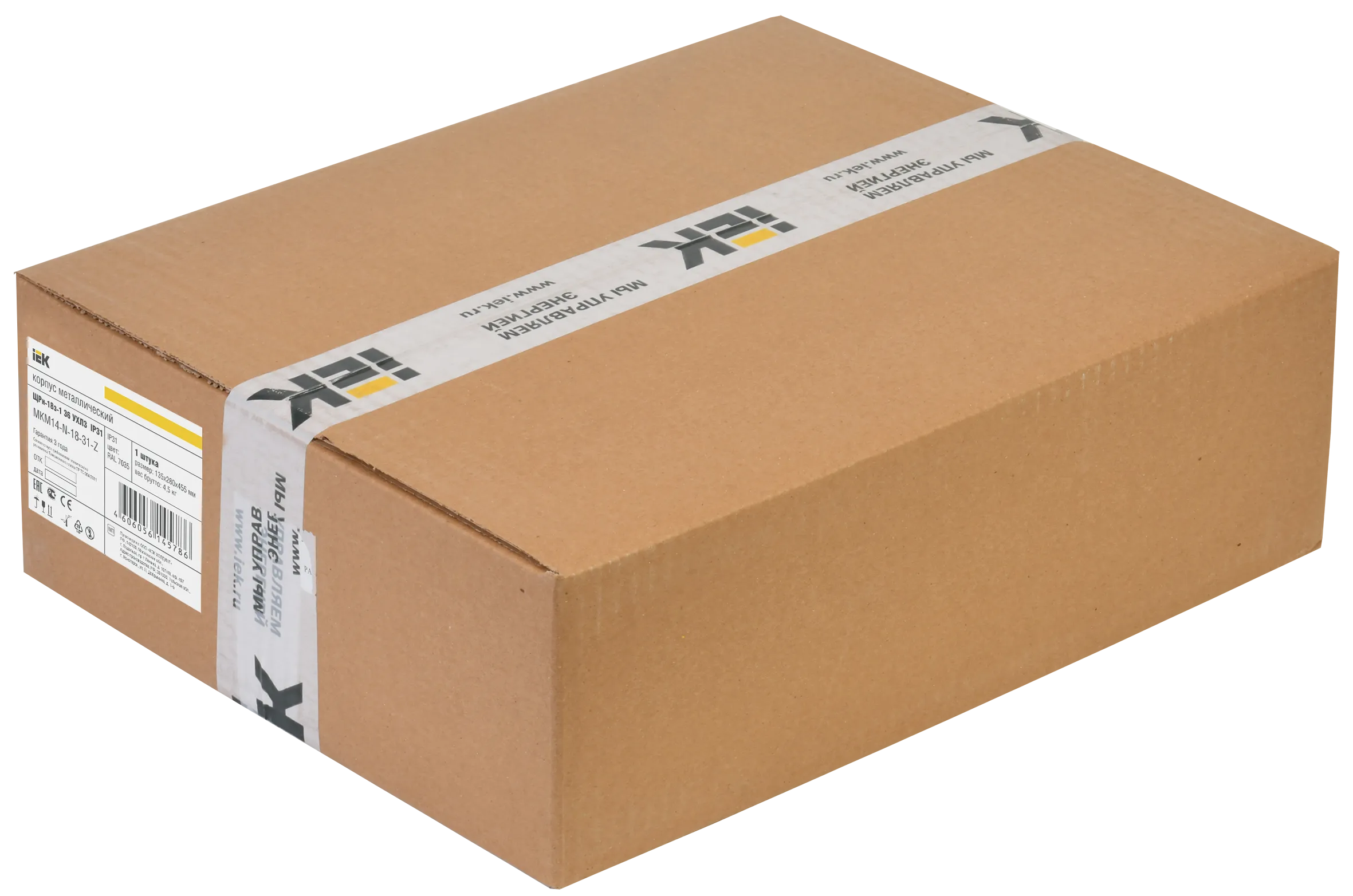 TITAN 3 Корпус металлический ЩРн-18 (265х440х120мм) IP31 IEK - Фото 2