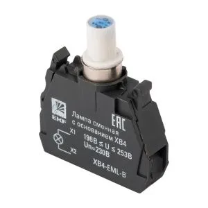 Лампа сменная c основанием XB4 синяя 230В XB4-EML-B