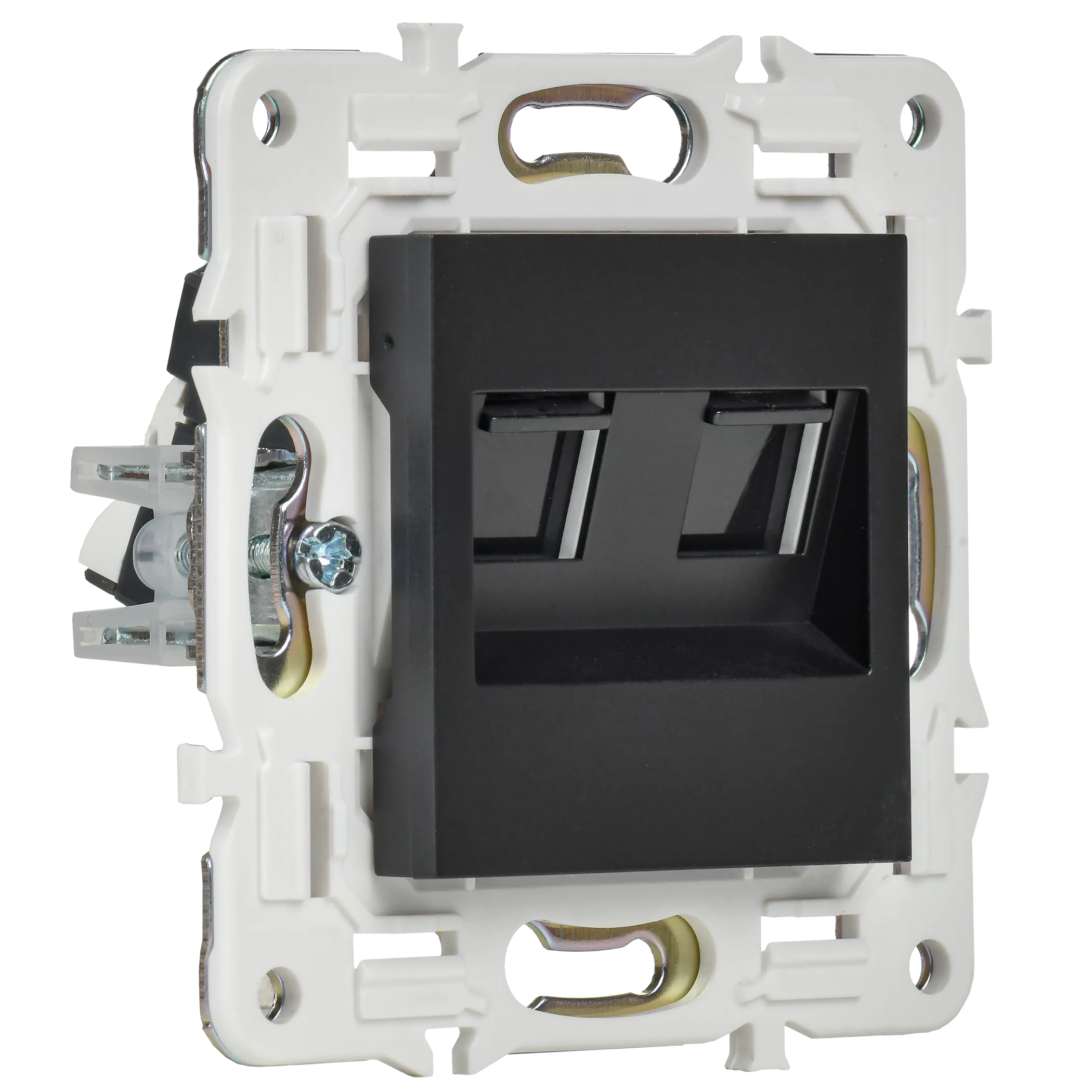 SKANDY Розетка компьютерная двойная RJ45 кат.5E SK-K03Bl черный IEK - Фото 5