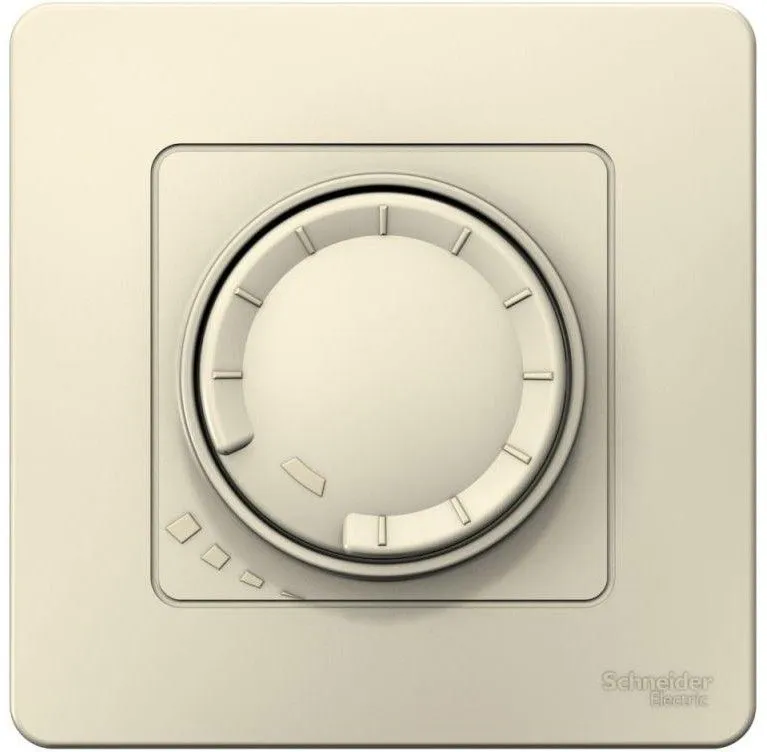 Светорегулятор поворотно-нажимной универсальный СП Blanca 400Вт молоч. SE BLNSS040012 - Фото 2