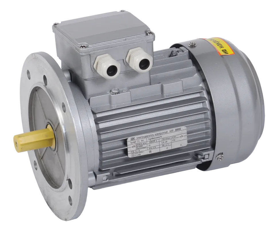 Электродвигатель асинхронный трехфазный АИР 71A2 380В 0,75кВт 3000об/мин 3081 DRIVE IEK