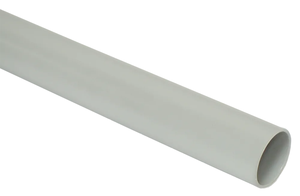 Труба гладкая жесткая ПВХ d=32мм серая 3м (30м/компл) IEK
