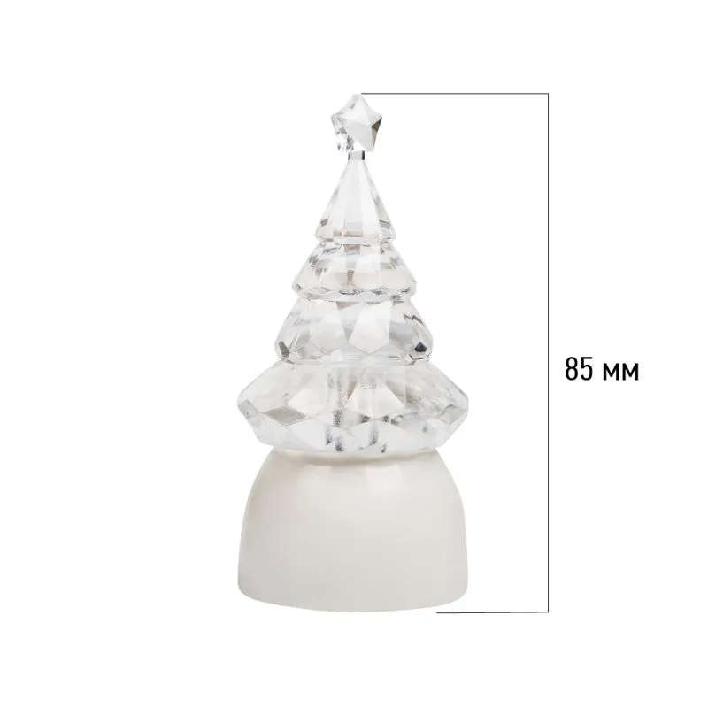 Фигура светодиодная на подставке Ёлочка Кристалл, RGB - Фото 5