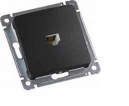 MASTER черн. Розетка комп. 1*RJ45 РСК-400-08 РСК-400-08