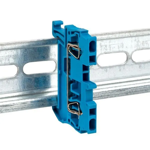 Колодка клеммная пружинная JXB-ST-2.5 31А синяя EKF - Фото 4
