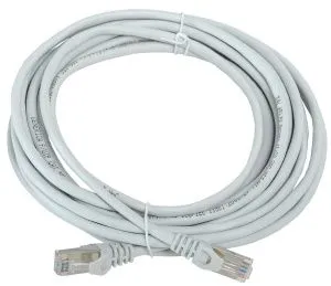 Шнур коммутационный (патч-корд) кат.5E FTP 5м серый GENERICA PC01-C5EF-5M-G