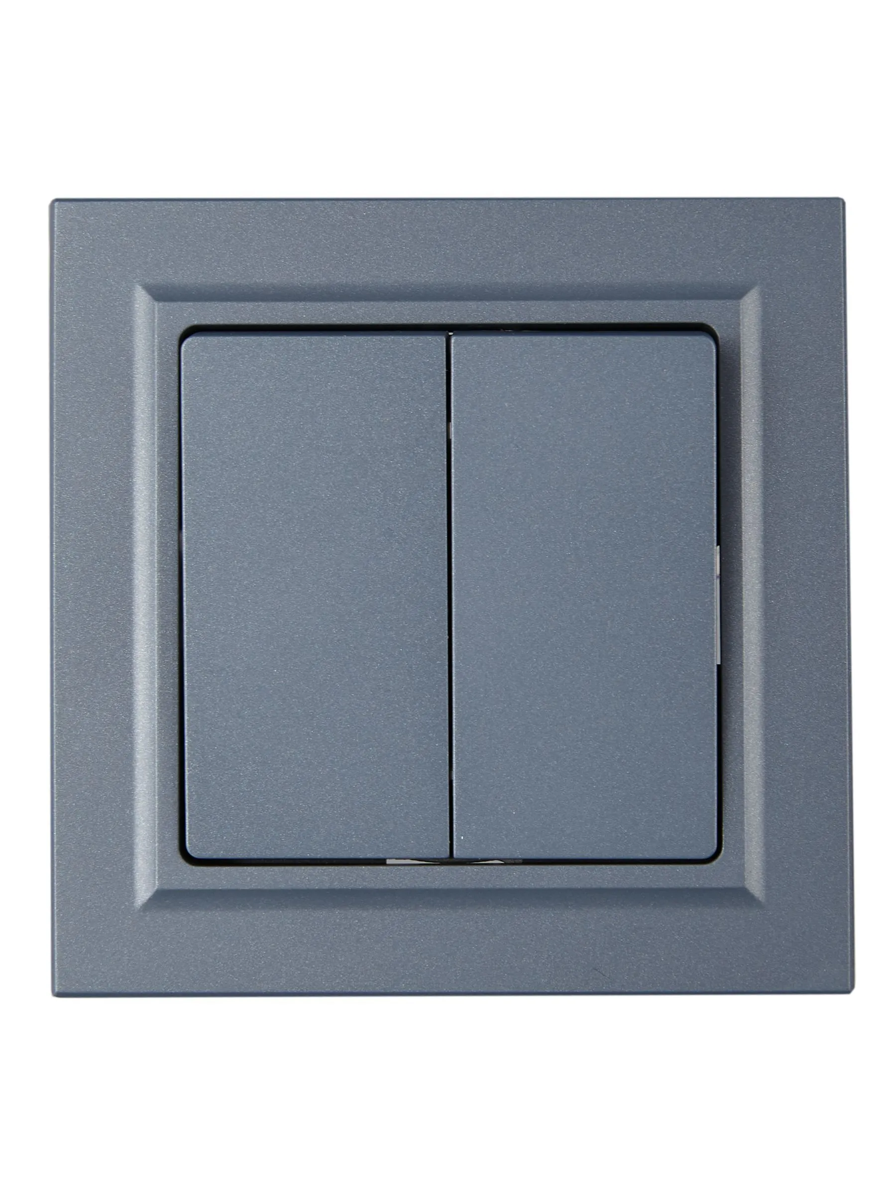 BRITE Выключатель 2-клавишный 10А в сборе ВСР10-2-0-БрМ маренго IEK - Фото 4