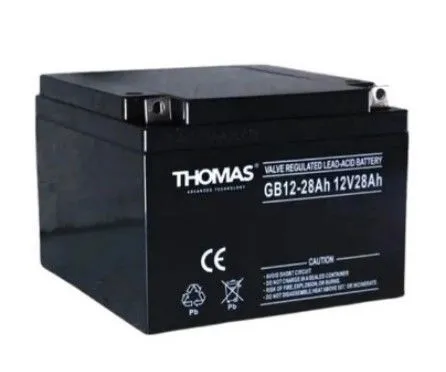 Аккумуляторная батарея Thomas GB 12-28 Ah Thomas GB 12-28 Ah