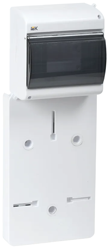Панель для установки счетчика ПУ1/2-6 1-фазн. с боксом для автоматов модульных серий (6 мод.) с прозрачной крышкой (149х420х30мм) IEK