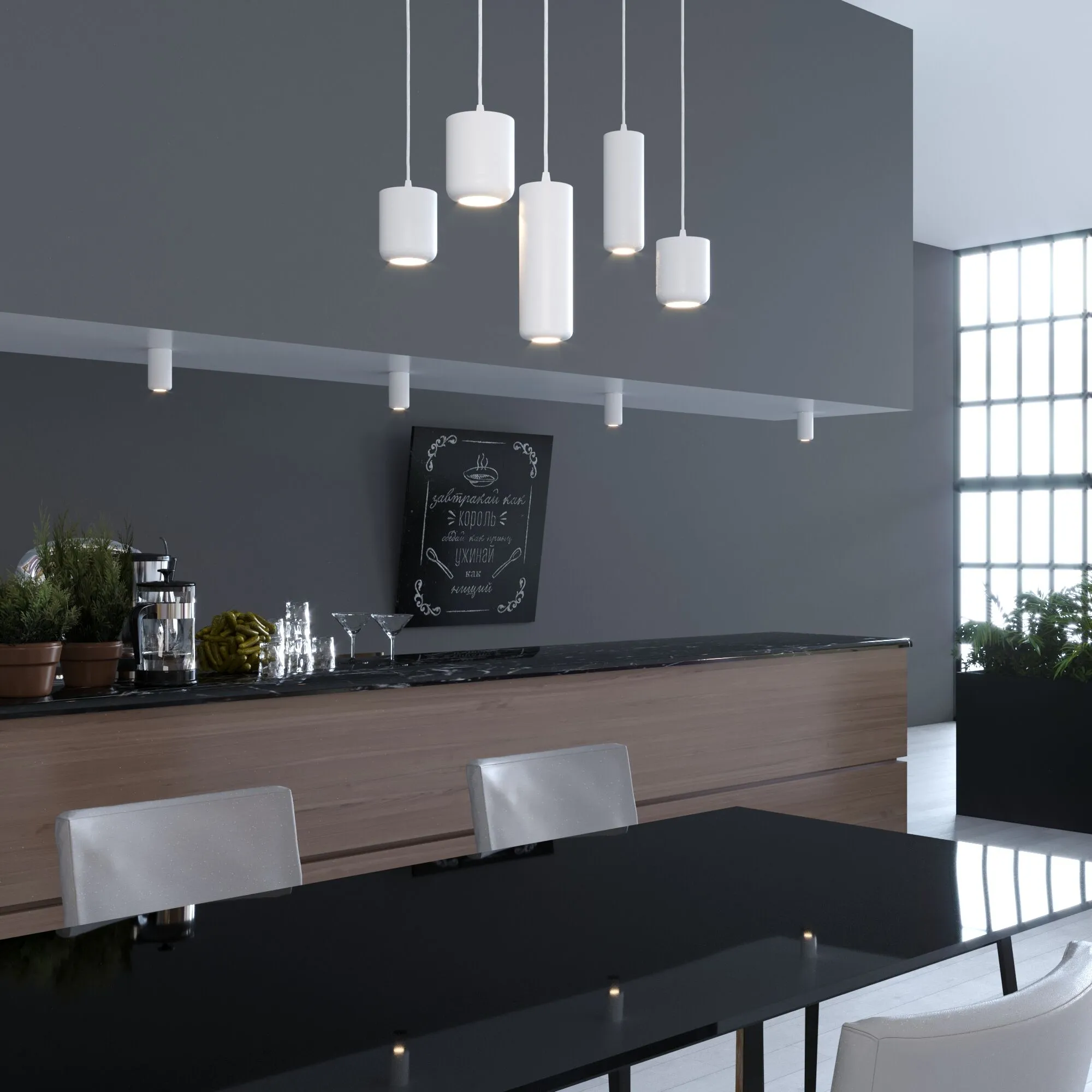 Подвесной светодиодный светильник Onde 15W 4000K белый 50249 LED Elektrostandard - Фото 3